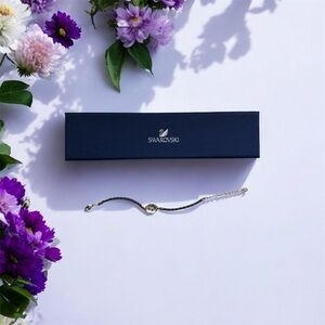 Swarovski Gray Braided Bracelet 5032763